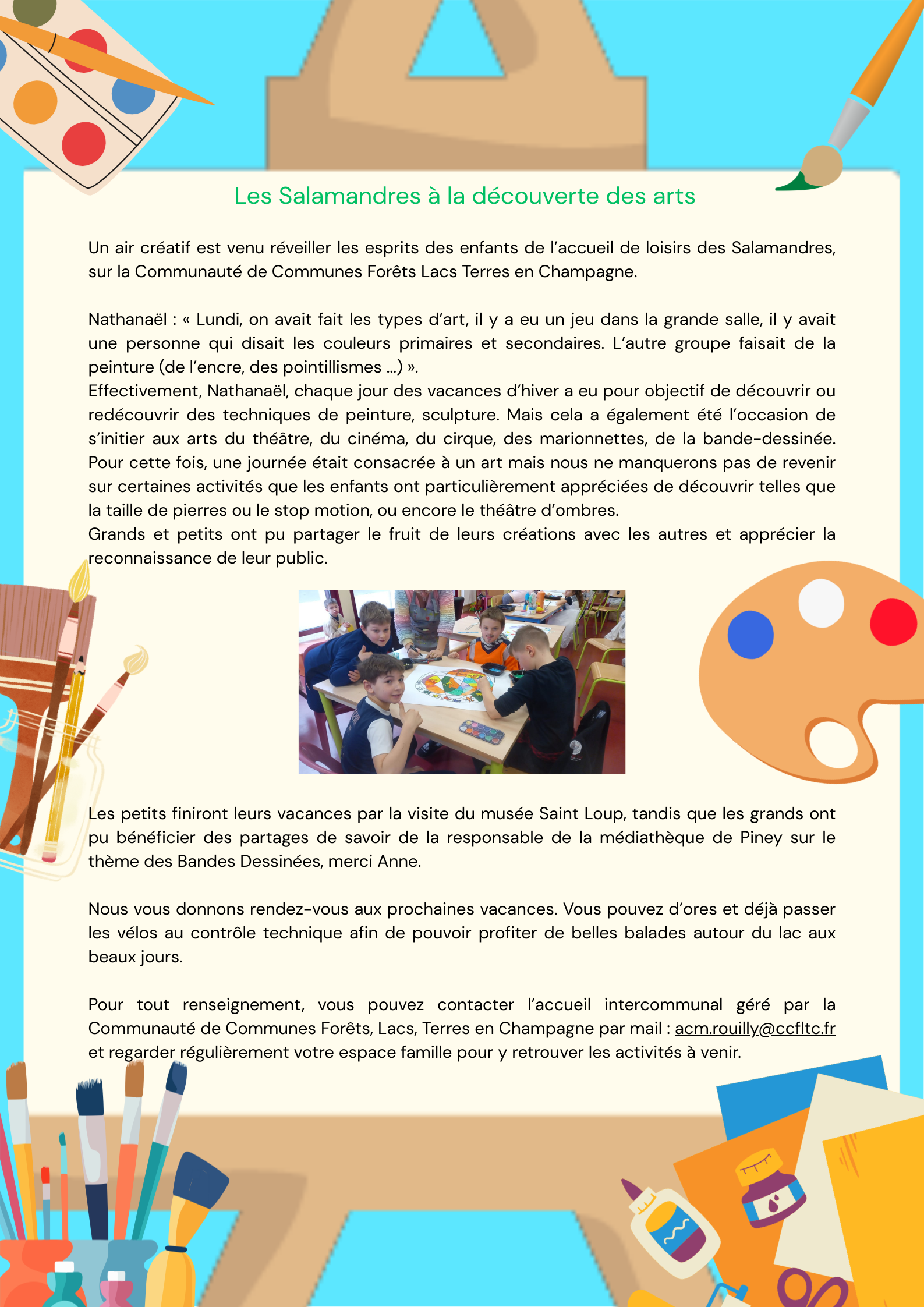 Bilan ACM Rouilly - vacances février 2026