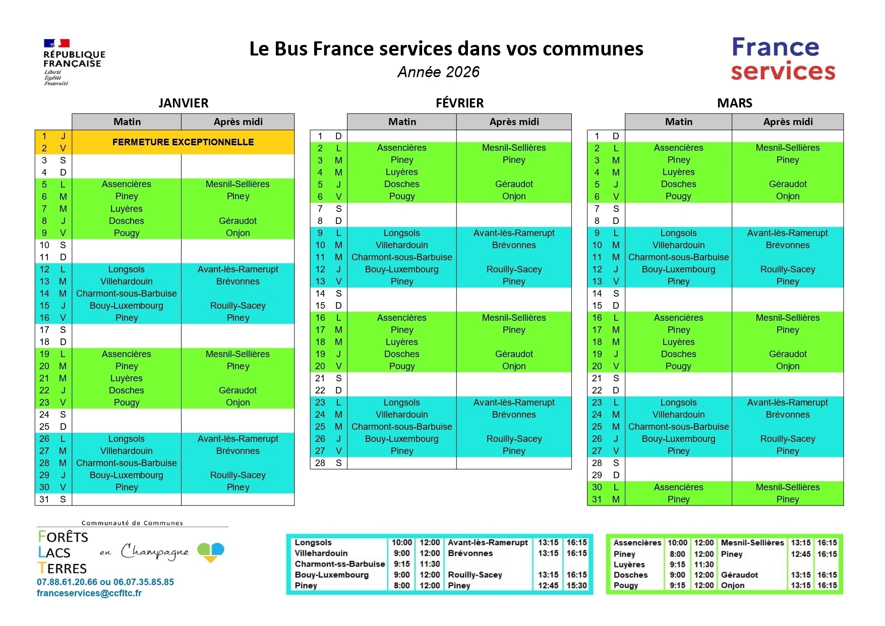 bus 1er trimestre 2026