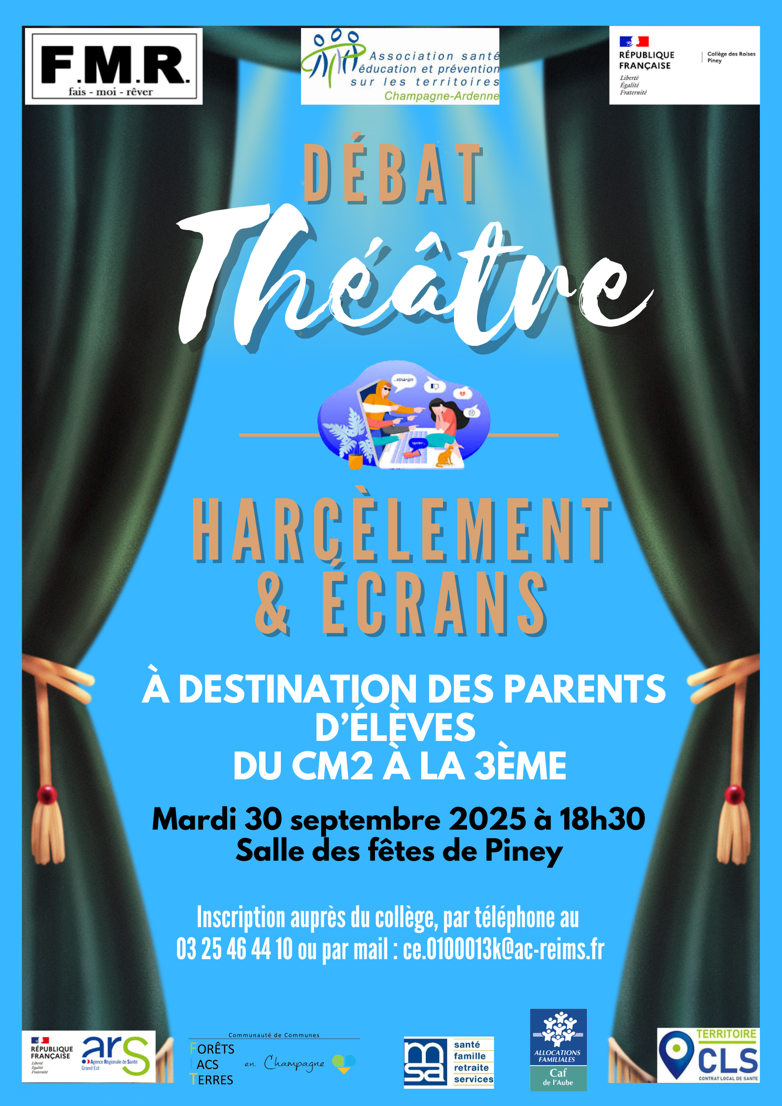 théâtre débat harcèlement scolaire