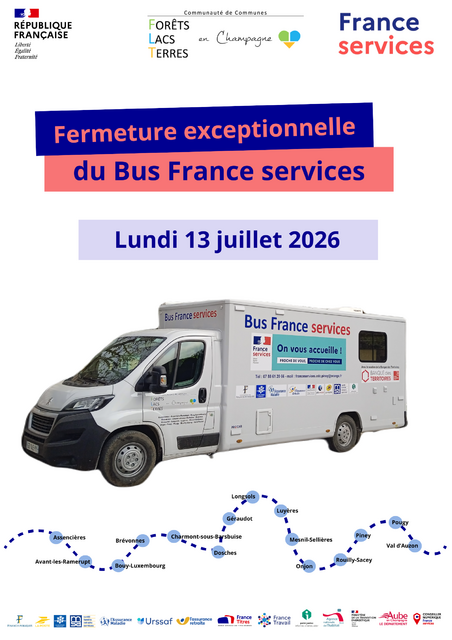 Bus fermeture 13/07