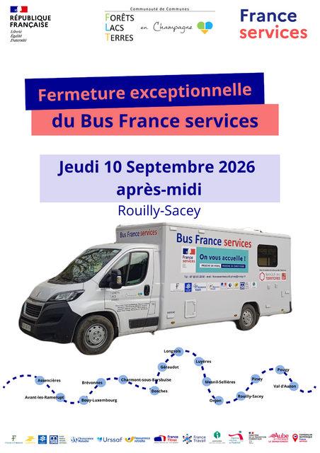 Fermeture Bus 10/09/2026