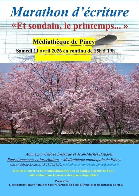 Marathon Médiathèque - affiche