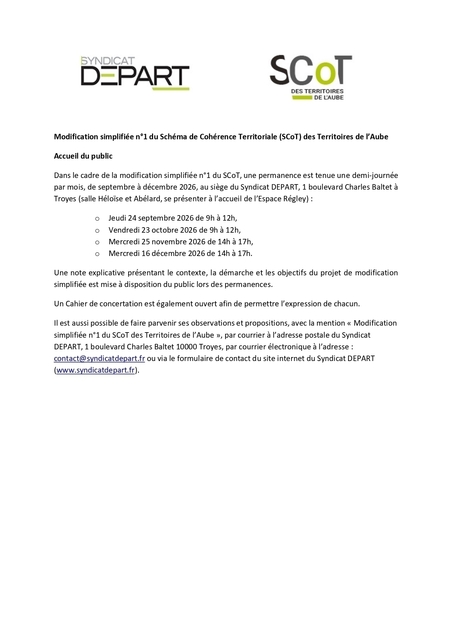 Syndicat Départ